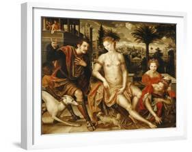 David and Bathsheba, 1562-Jan Metsys-Framed Giclee Print