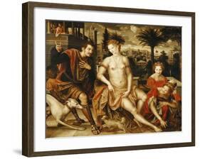 David and Bathsheba, 1562-Jan Metsys-Framed Giclee Print