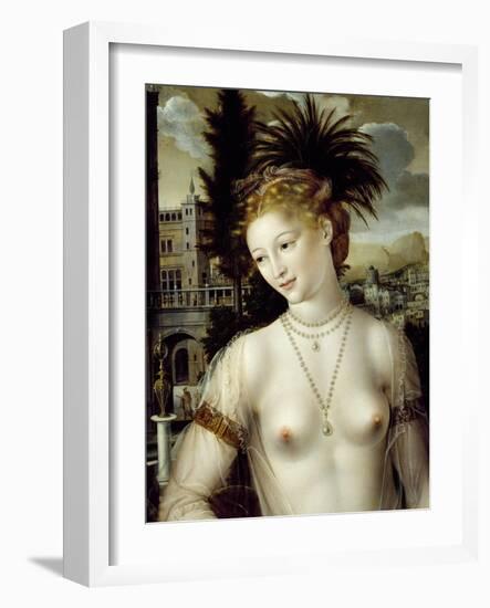 David and Bathsheba, 1562-Jan Massys-Framed Giclee Print