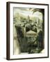 David and Bathsheba by Jan Massys, Detail with View of Jerusalem-null-Framed Giclee Print