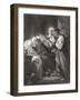 David and Bathsheba, from a 19th Century Print-null-Framed Giclee Print