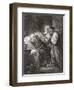 David and Bathsheba, from a 19th Century Print-null-Framed Giclee Print