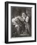 David and Bathsheba, from a 19th Century Print-null-Framed Giclee Print