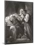 David and Bathsheba, from a 19th Century Print-null-Mounted Giclee Print