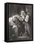 David and Bathsheba, from a 19th Century Print-null-Framed Stretched Canvas