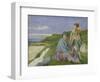 David and Dorelia in Normandy, 1908-Augustus Edwin John-Framed Giclee Print