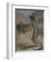 David and Goliath, C.1857-Edgar Degas-Framed Premium Giclee Print