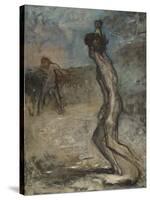 David and Goliath, C.1857-Edgar Degas-Stretched Canvas
