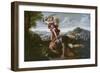 David and Goliath, Late 1650s-Guillaume Courtois-Framed Giclee Print