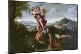David and Goliath, Late 1650s-Guillaume Courtois-Mounted Giclee Print