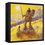 David and Goliath-Bill Bell-Framed Stretched Canvas