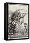 David and Goliath-Rembrandt van Rijn-Framed Stretched Canvas