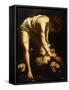 David and Goliath-Caravaggio-Framed Stretched Canvas