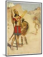 David and Goliath-null-Mounted Art Print