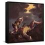 David and Goliath-Titian (Tiziano Vecelli)-Framed Stretched Canvas