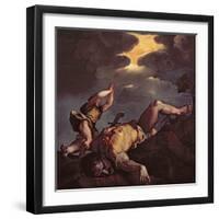 David and Goliath-Titian (Tiziano Vecelli)-Framed Premium Giclee Print