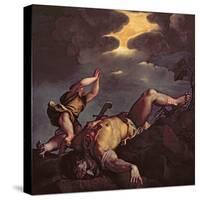 David and Goliath-Titian (Tiziano Vecelli)-Stretched Canvas