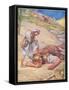 David and Goliath-Arthur A. Dixon-Framed Stretched Canvas