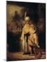 David and Jonathan, 1642-Rembrandt van Rijn-Mounted Giclee Print