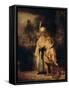 David and Jonathan, 1642-Rembrandt van Rijn-Framed Stretched Canvas