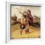 David and Jonathan, c.1505-10-Giovanni Battista Cima Da Conegliano-Framed Giclee Print