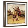 David and Jonathan, c.1505-10-Giovanni Battista Cima Da Conegliano-Framed Giclee Print