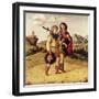 David and Jonathan, c.1505-10-Giovanni Battista Cima Da Conegliano-Framed Giclee Print