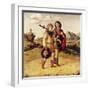 David and Jonathan, c.1505-10-Giovanni Battista Cima Da Conegliano-Framed Giclee Print