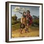 David and Jonathan, C.1508-Giovanni Battista Cima Da Conegliano-Framed Giclee Print