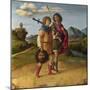 David and Jonathan, C.1508-Giovanni Battista Cima Da Conegliano-Mounted Giclee Print