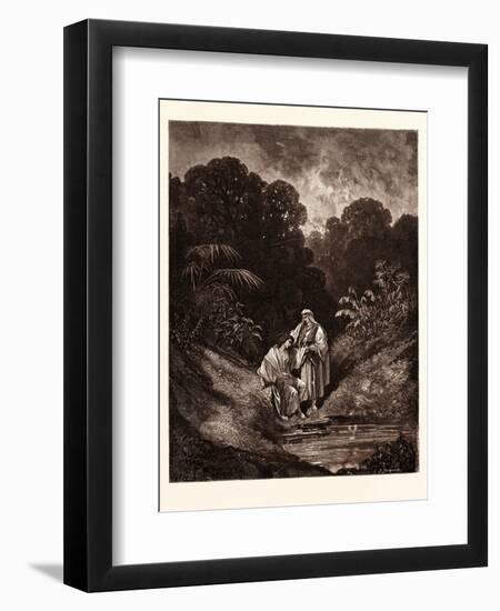 David and Jonathan-Gustave Dore-Framed Giclee Print