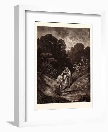 David and Jonathan-Gustave Dore-Framed Giclee Print