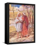 David and Jonathan-Arthur A. Dixon-Framed Stretched Canvas