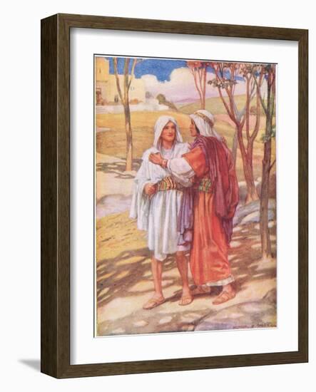 David and Jonathan-Arthur A. Dixon-Framed Giclee Print