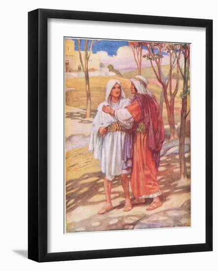 David and Jonathan-Arthur A. Dixon-Framed Giclee Print