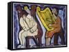 David and King Saul-Leslie Xuereb-Framed Stretched Canvas