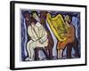 David and King Saul-Leslie Xuereb-Framed Giclee Print