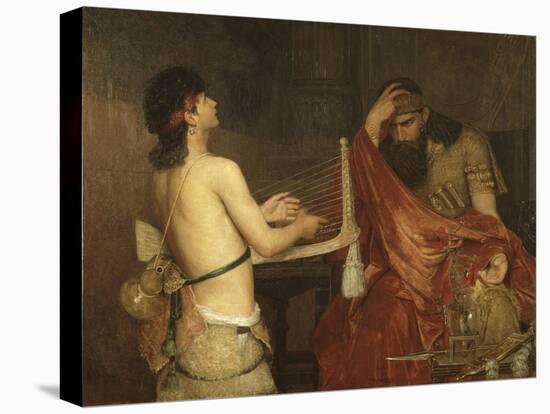 David and Saul, 1878-Ernst Josephson-Stretched Canvas