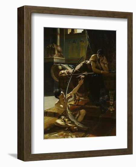 David and Saul, 1885-Julius Kronberg-Framed Giclee Print