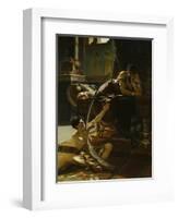 David and Saul, 1885-Julius Kronberg-Framed Giclee Print