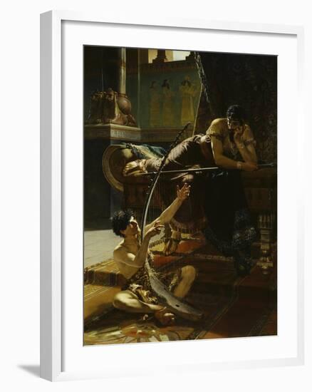 David and Saul, 1885-Julius Kronberg-Framed Giclee Print