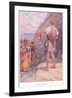 David and the Cut Robe-Arthur A. Dixon-Framed Giclee Print