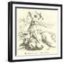 David and the Giant, 1 Samuel, Xvii, 51-null-Framed Giclee Print