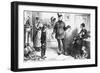 David and the Micawbers-Fred Barnard-Framed Art Print