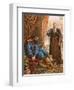 David and the Prophet Nathan-English-Framed Premium Giclee Print