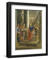 David Anointed King by Samuel, 1647, Detail-Claude Lorraine-Framed Premium Giclee Print