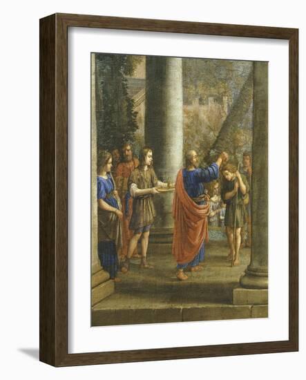 David Anointed King by Samuel, 1647, Detail-Claude Lorraine-Framed Giclee Print