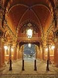 The Wrigley Building in the Loop in Chicago on a Rainy Day, USA-David Bank-Photographic Print