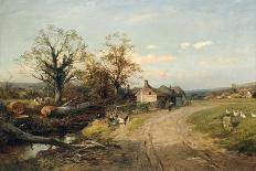 A Warwickshire Streamlet, 1896-David Bates-Giclee Print