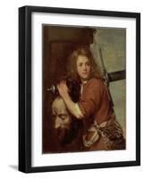 David Bearing the Head of Goliath, 1643-Jacob Van Oost-Framed Giclee Print